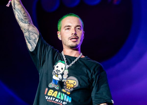 CHICAGO, ILLINOIS - AUGUST 03: J Balvin performs at the Lollapalooza Music Festival at Grant Park on August 03, 2019 in Chicago, Illinois. (Photo by Josh Brasted/FilmMagic)